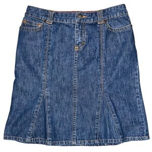 Tommy Hilfiger Vintage Denim Low Rise A-Line Skirt, Size 4
